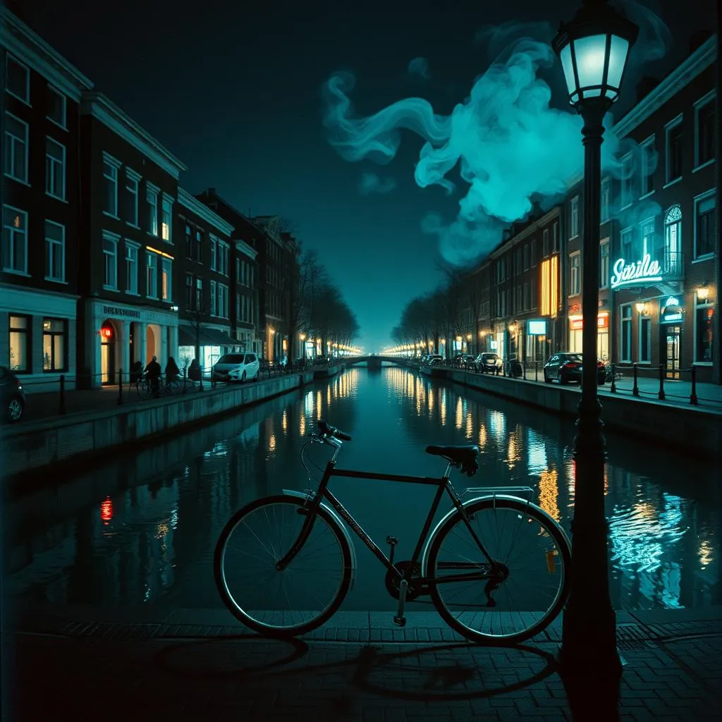 Amsterdam at night