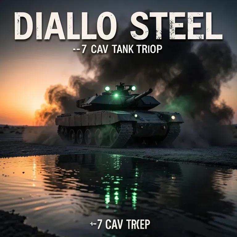 DIABLO STEEL” — Dark Rap (1-7 Cav Tank Troop)