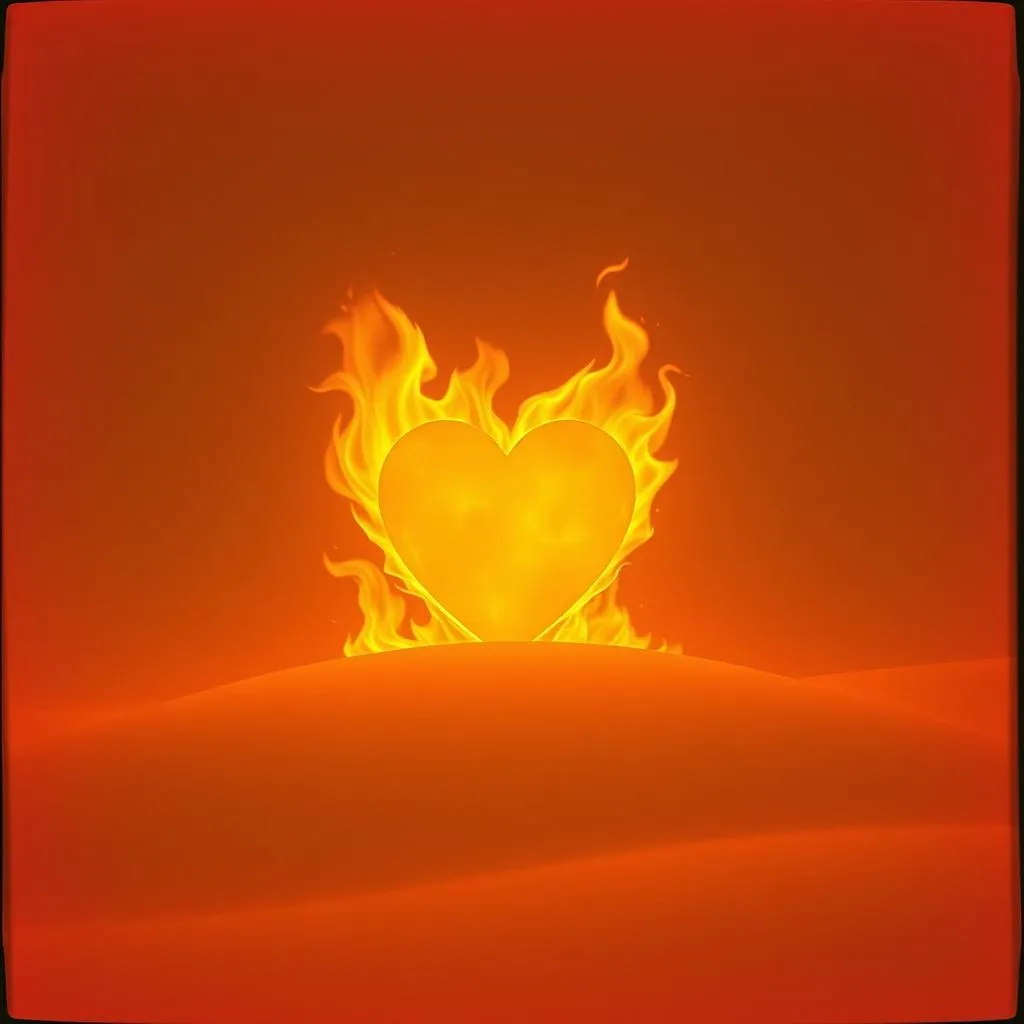 Golden heart