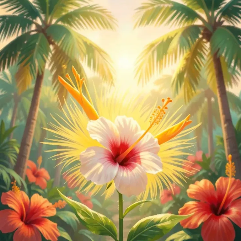 Palm-Leaf Smile