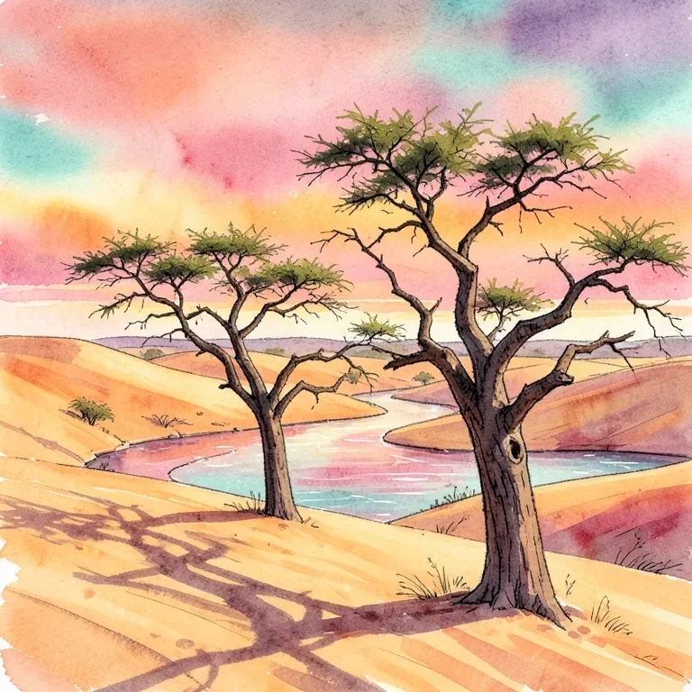 Tenéré Sunset (Hausa–Tuareg Desert Vibes