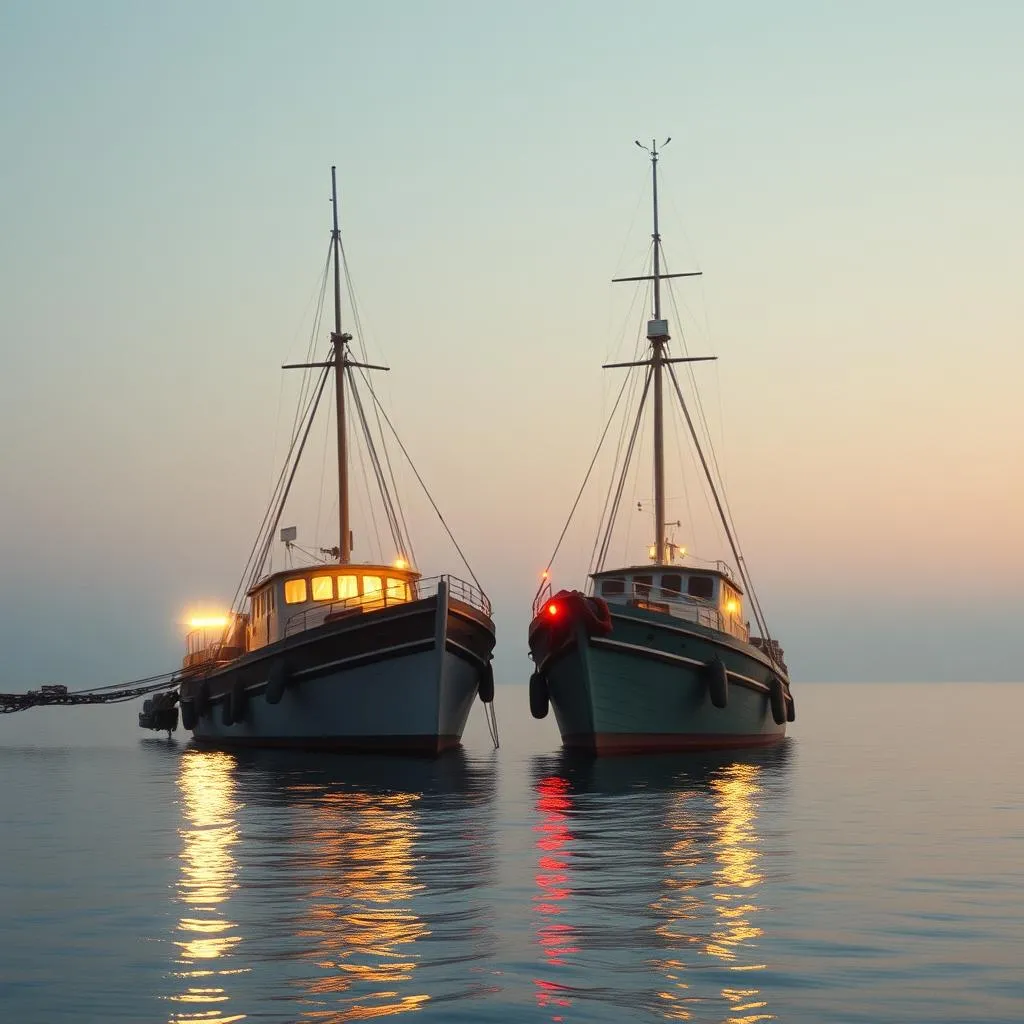 In het zicht van de haven