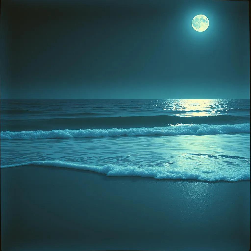 Caught in her ocean