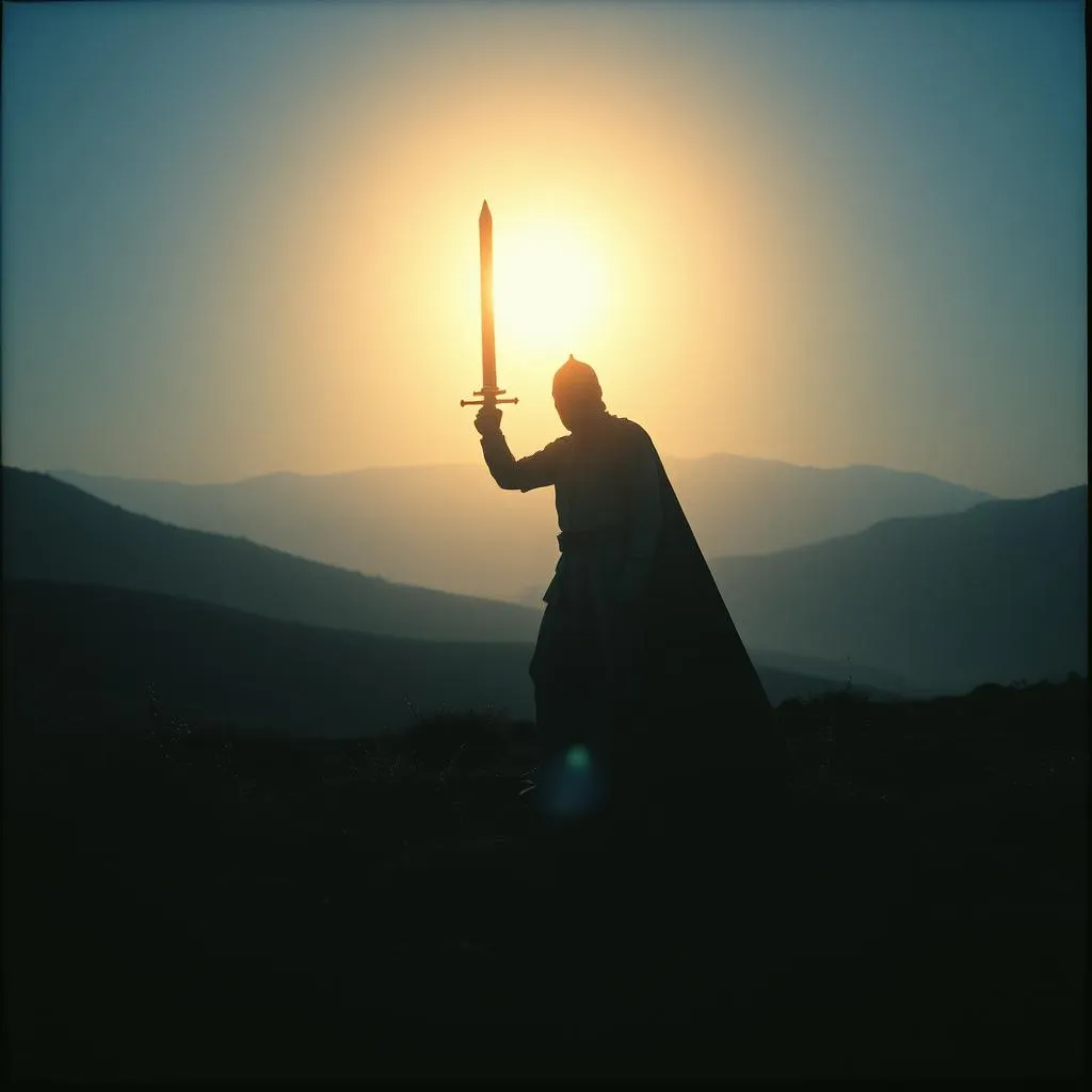 Knight of Light Amid Endless Darkness