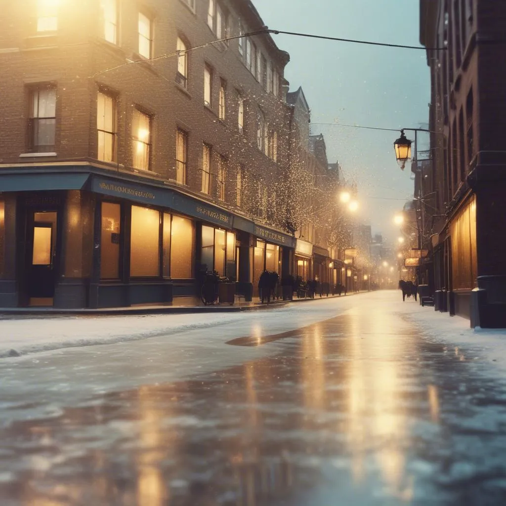 Snow ist falling
