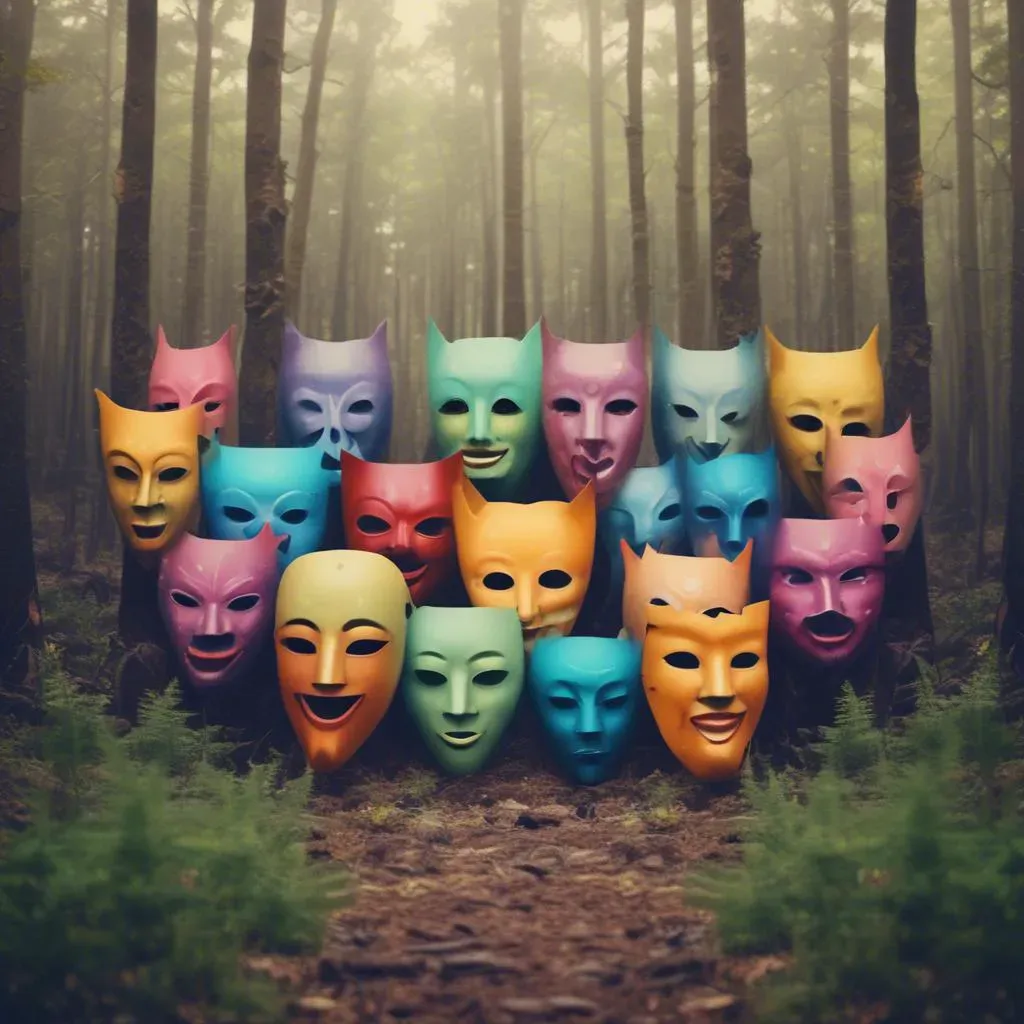 Masken des Lächelns