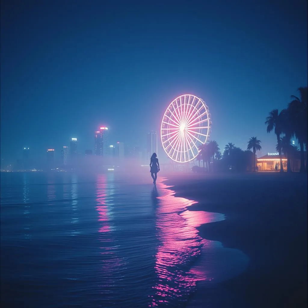 City Lights After Dark