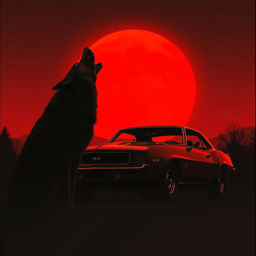 Red Blood Moon Lit Tune