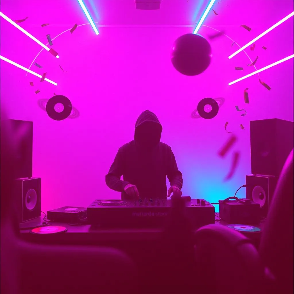 like a party pimp.