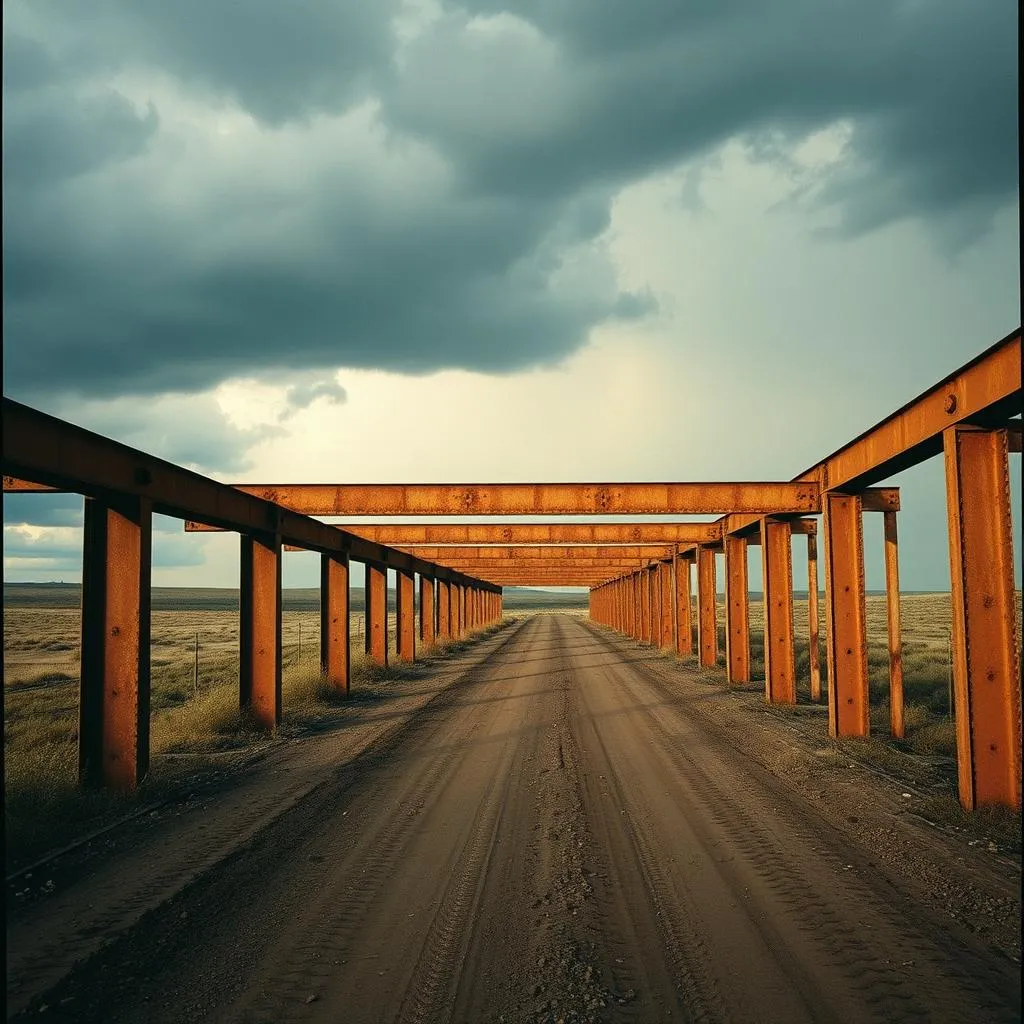 Steel and dirt