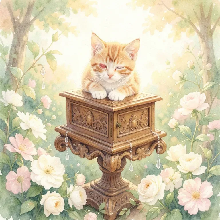 Le petit chaton malade