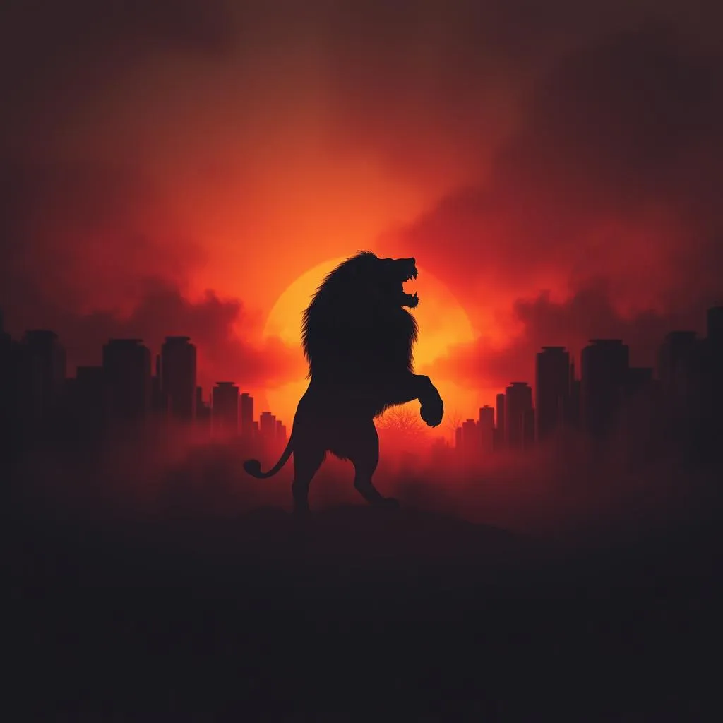 Lion in the Smoke
