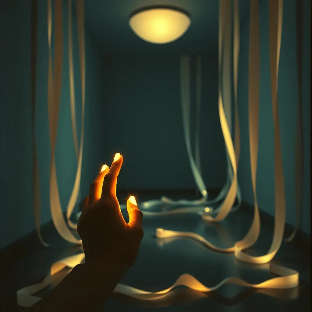 Fingertips on fire