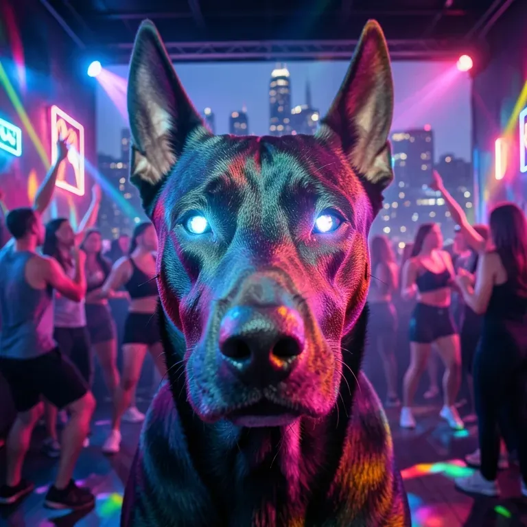 Perro sin control