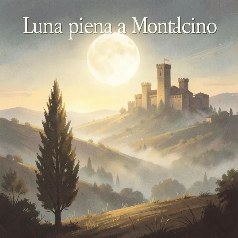 Luna piena a montalcino