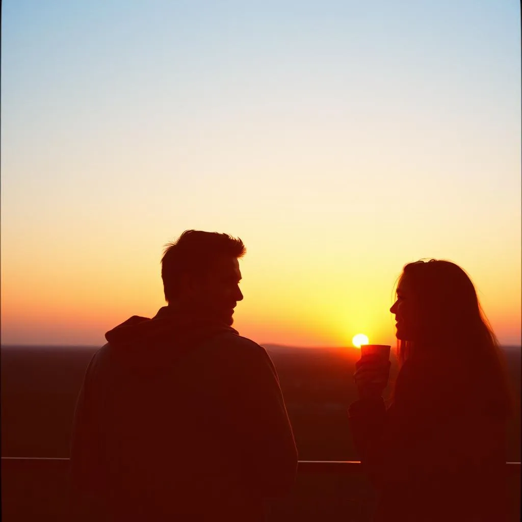 Senja berdua