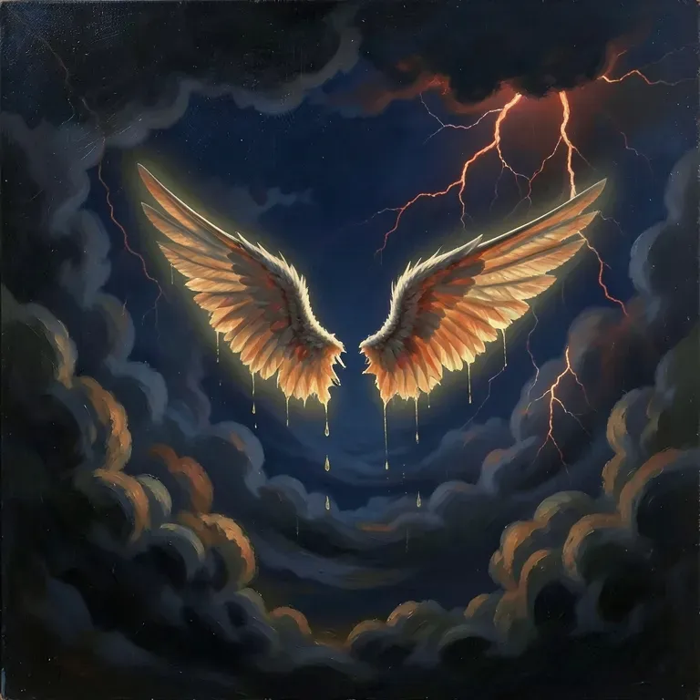 Angel of my fallen wings