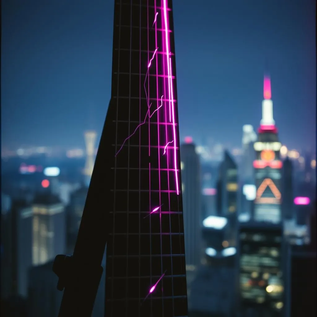 Broken Over A Guitar