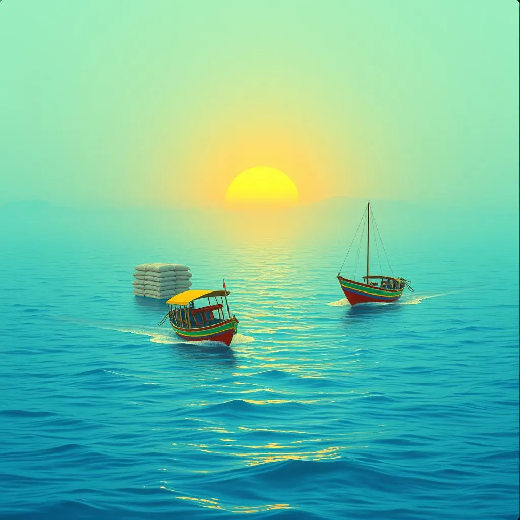 Three island
