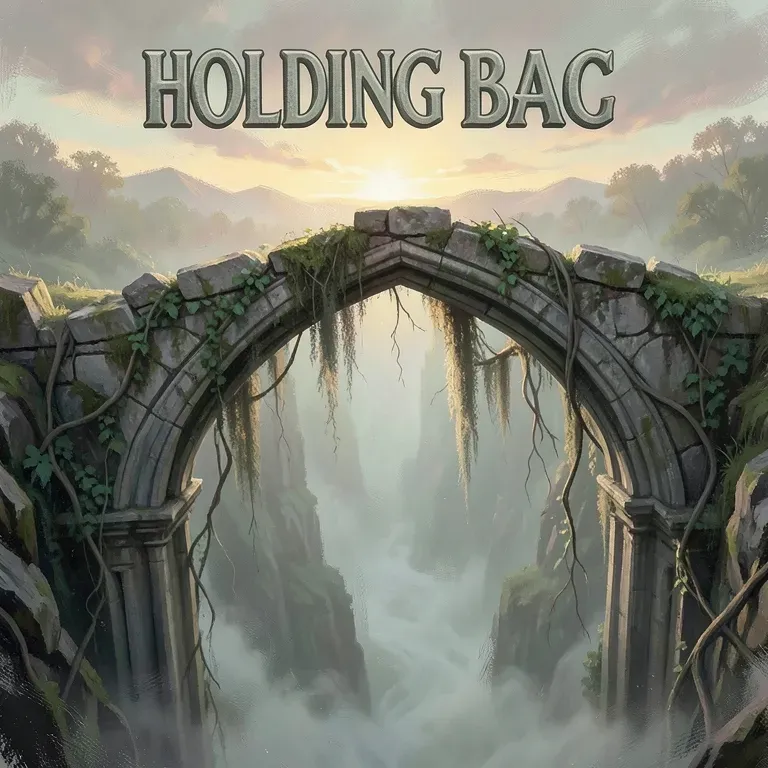 Holding back