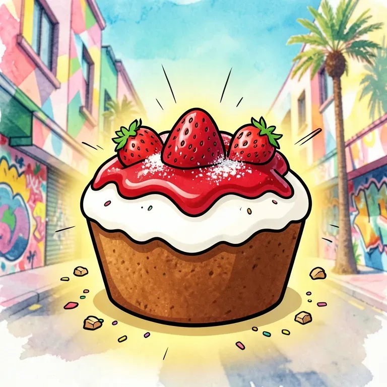 Strawberry Poundcake