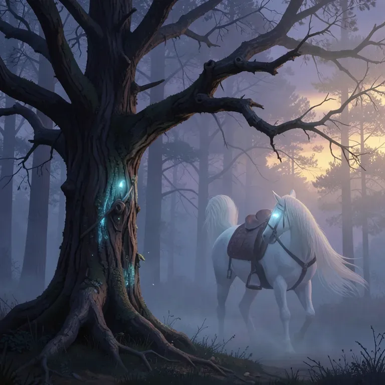 Death Riding On His White Steed