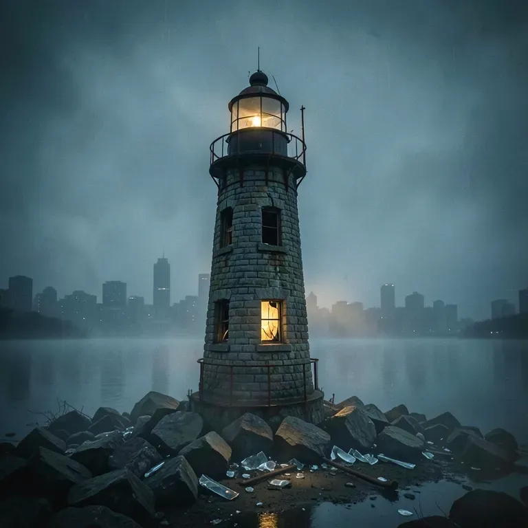 I was a lighthouse and poetry