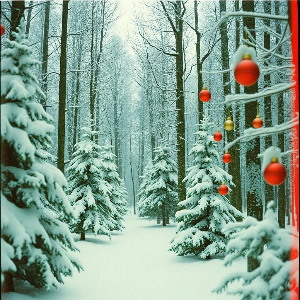 Holiday in the woods
