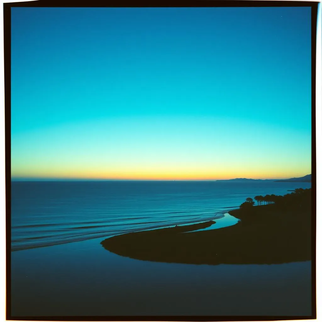 The Calm Blue Sky