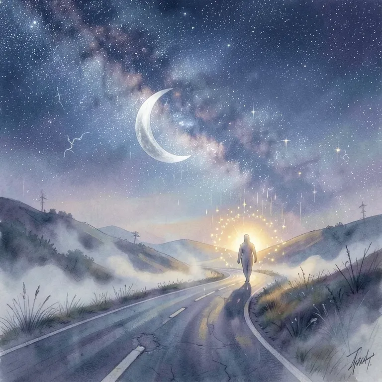 Dancing under silver skies