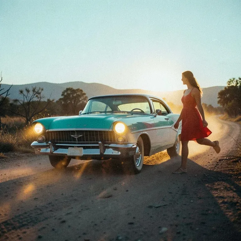 Whiskey and a dirt road