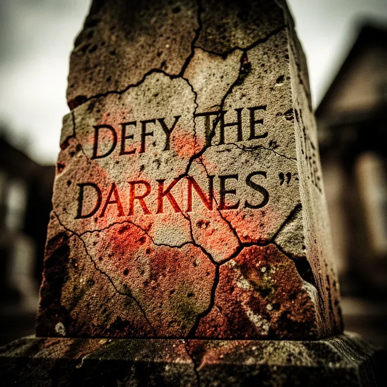 In stone