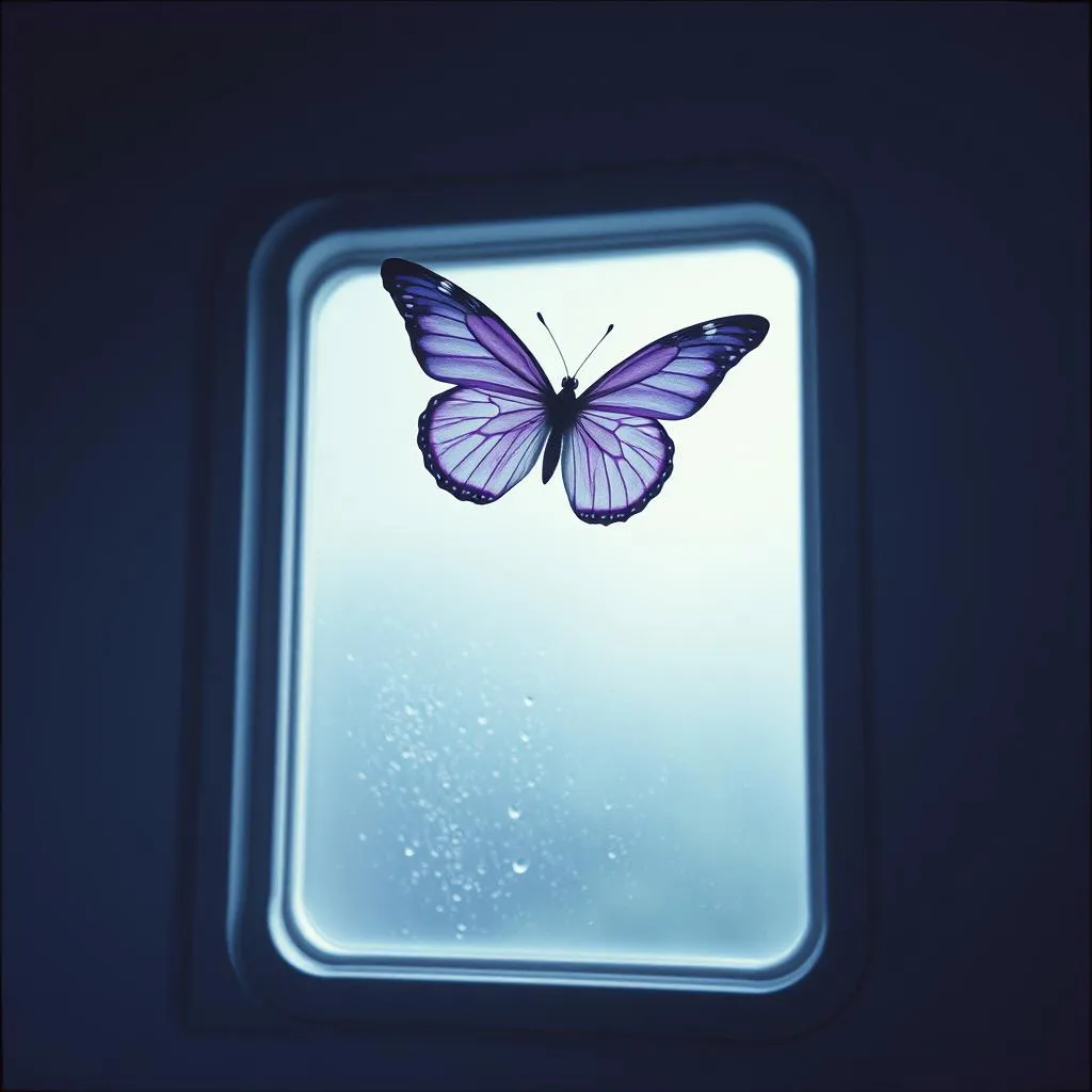 Purple butterfly
