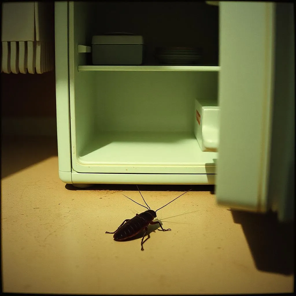 Silent Dancer Behind the Fridge