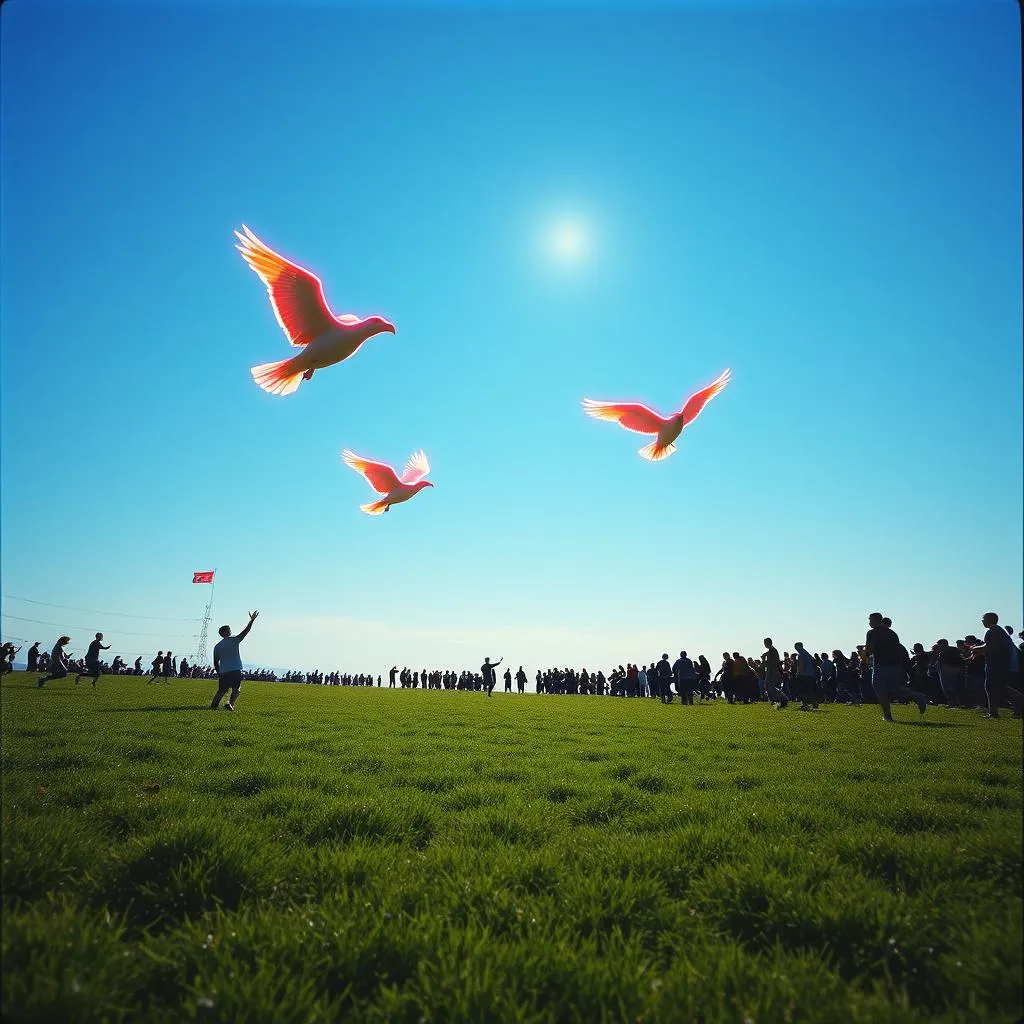 Raptors In The Sky