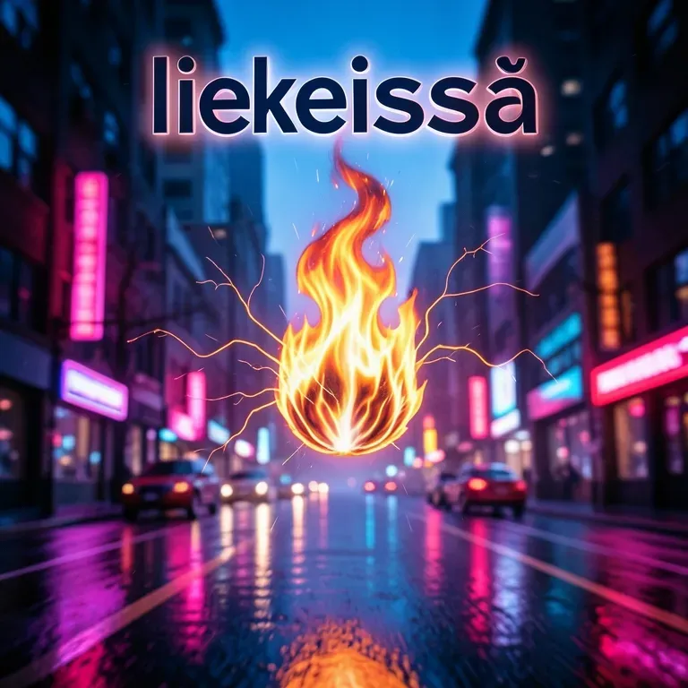 Mä oon niin liekeissä