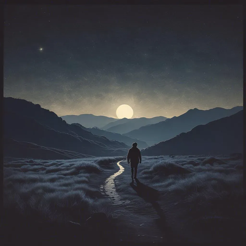 God Walks The Dark Hills.