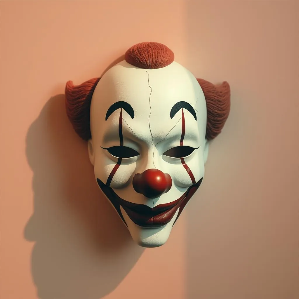 Painted grin