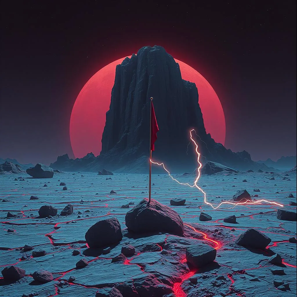 bajo la luna que sangra