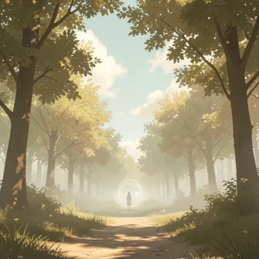 Sunlight Through the Trees