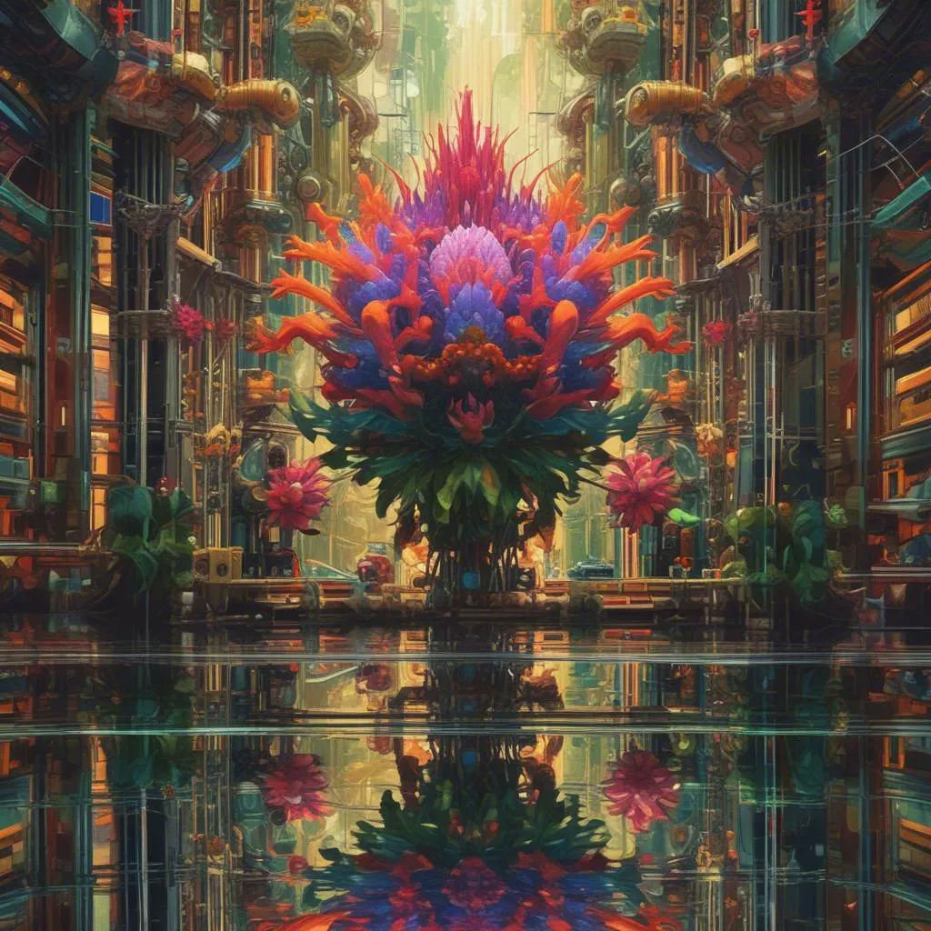 Rainbow puddles