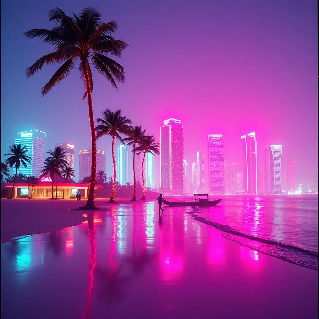 Neon Lights in Miami