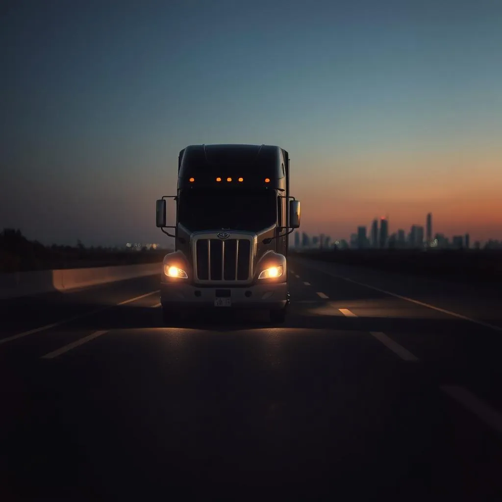 Highway truck driver