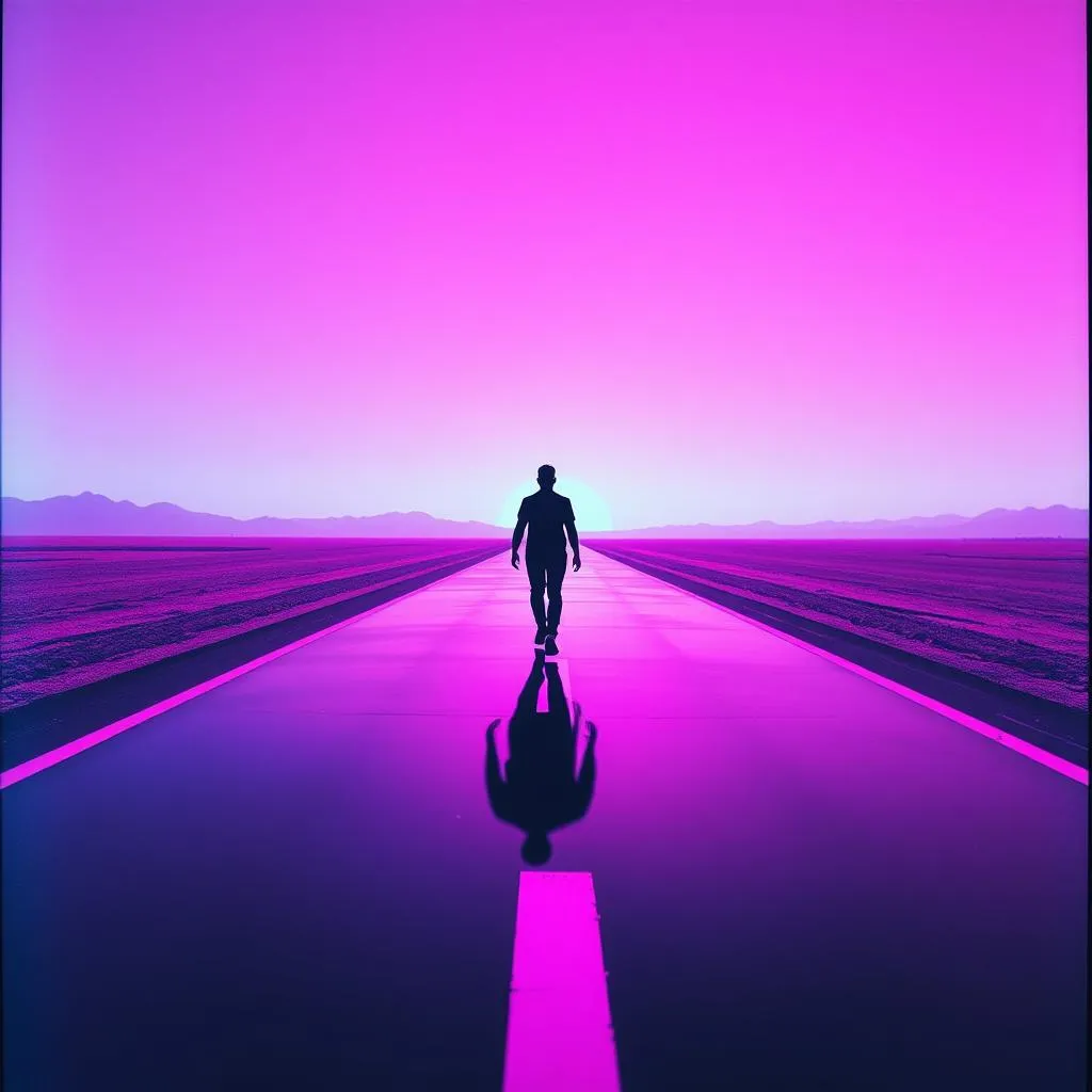 Mile  behind me