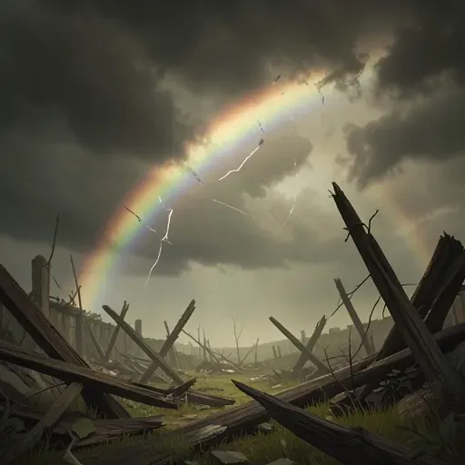 Bruised sky