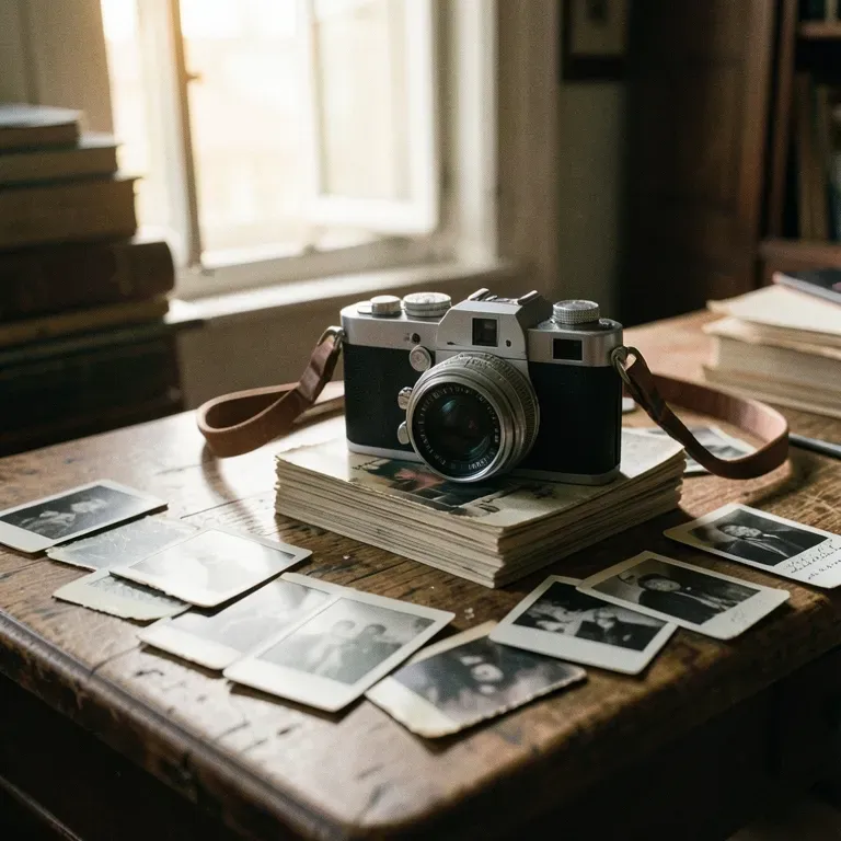 Black and white Polaroids