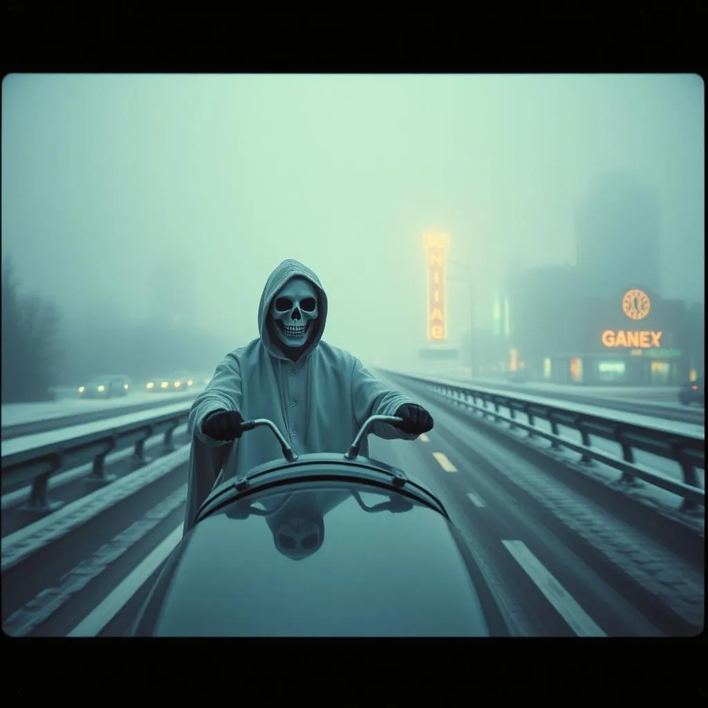 A GHOST IN TRANSIT