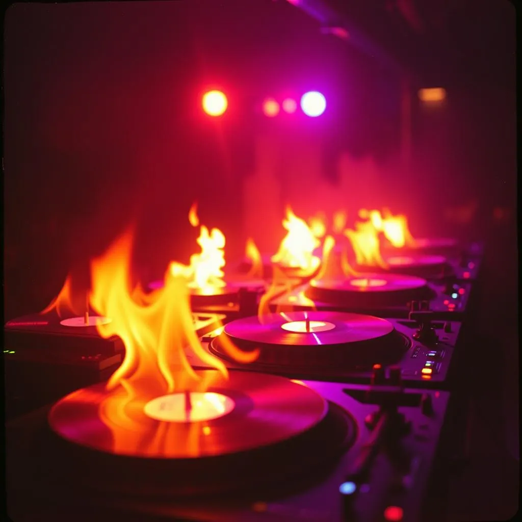 Fuego en la noche