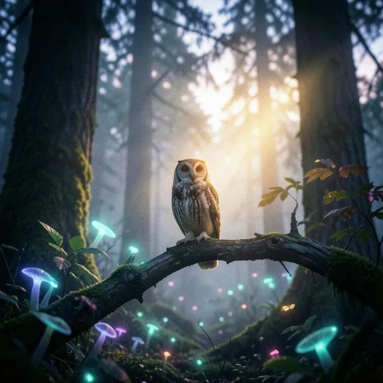 Owls in Pines