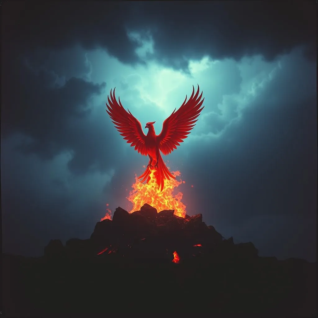 One flame